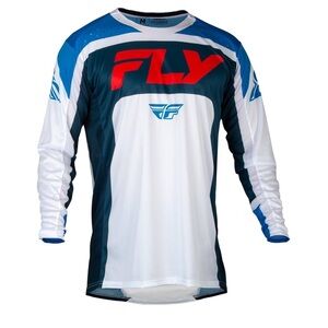 Fly Racing Lite Jersey Men’s XL Red/White/Navy NWT